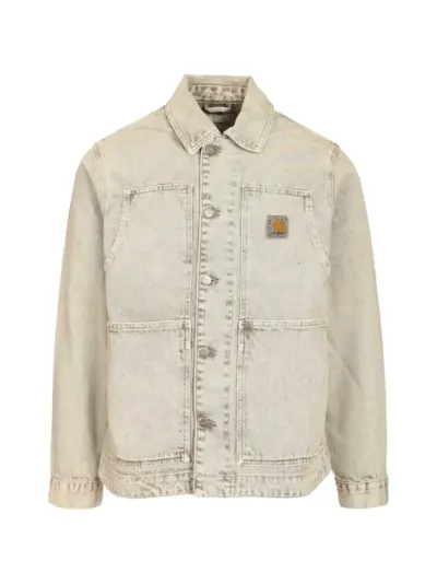 Carhartt WIP logo-patch jacket - Neutrals