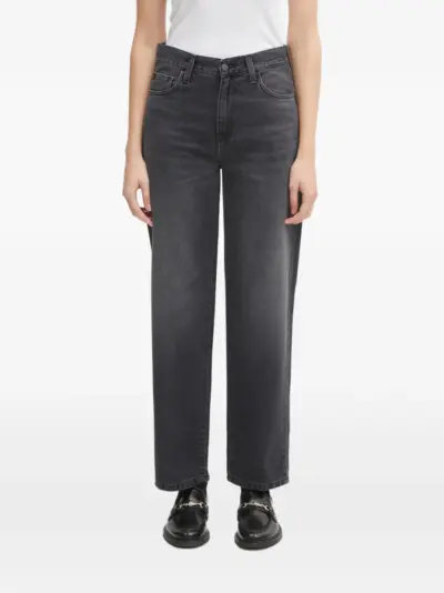 Carhartt WIP logo-patch jeans - Grey