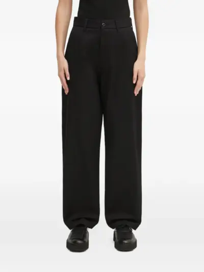 Carhartt WIP logo-patch trousers - Black