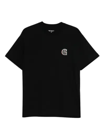 Carhartt WIP logo-print T-shirt - Black