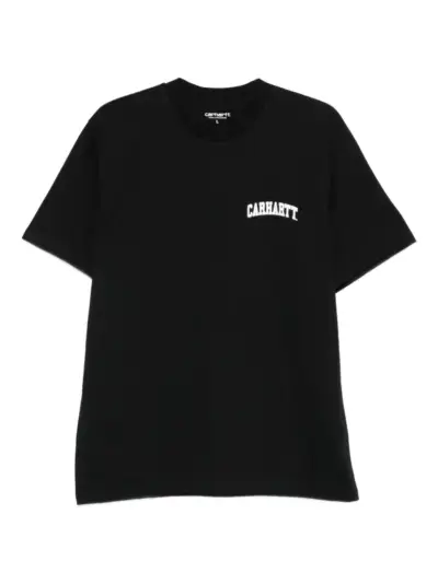 Carhartt WIP logo-print cotton T-shirt - Black