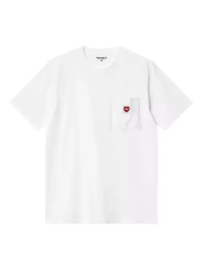 Carhartt WIP patch-pocket cotton T-shirt - White