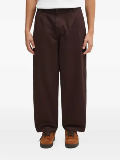 Carhartt WIP pleated trousers - Brown