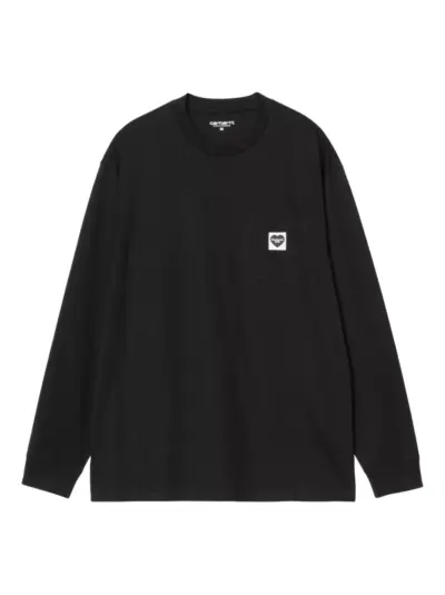 Carhartt WIP pocket heart long-sleeve T-shirt - Black