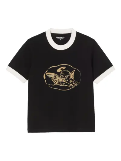 Carhartt WIP ringer print T-shirt - Black