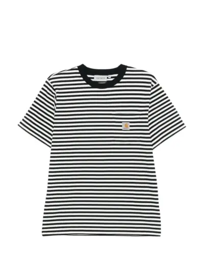 Carhartt WIP striped pocket T-shirt - Black