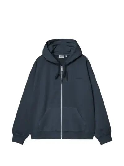 Carhartt WIP zip-fastening hooded sweatshirt - Blue