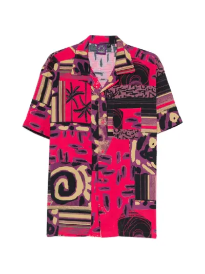 Deus Ex Machina patterned shirt - Red