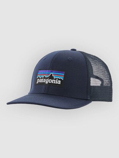 Patagonia P-6 Logo Trucker Cap new navy
