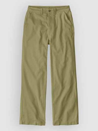 Patagonia Point Reyes Canvas Wide Leg Pants gumtree green