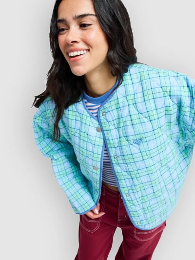 Roxy Seaside Resort Jacket airy blue as if plaid