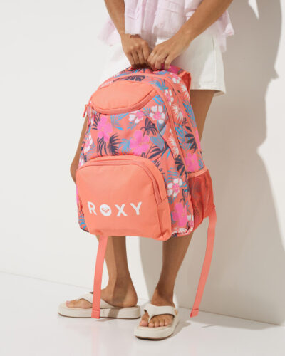 Roxy Shadow Swell Printed Backpack in Coral
