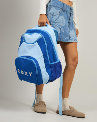 Roxy Shadow Swell Solid Backpack in Blue