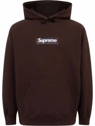 Supreme Box Logo hoodie - Brown