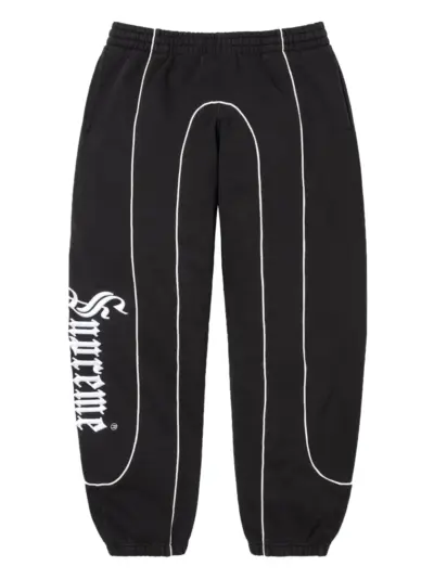 Supreme Curve Piping track pants - Black