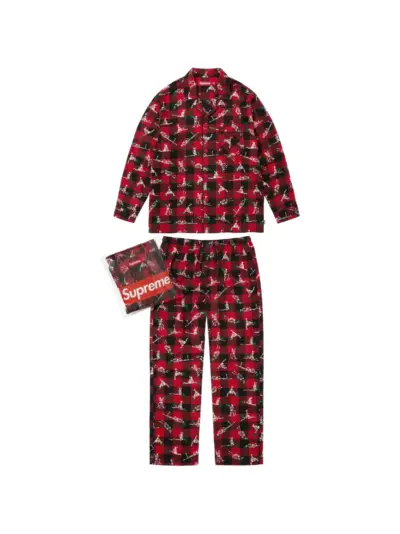 Supreme Hanes Holiday pyjama set - Red