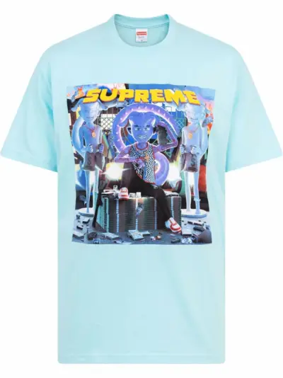 Supreme Richest short-sleeve T-shirt - Blue