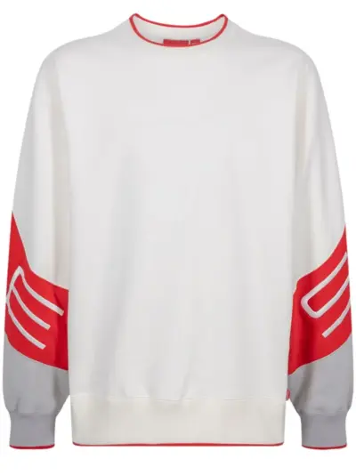 Supreme embroidered-logo crew-neck sweatshirt - White