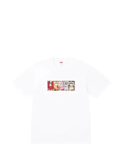 Supreme girls-print T-shirt - White