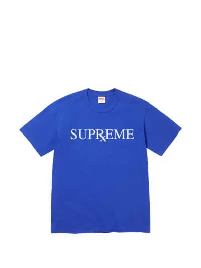 Supreme logo T-shirt - Blue