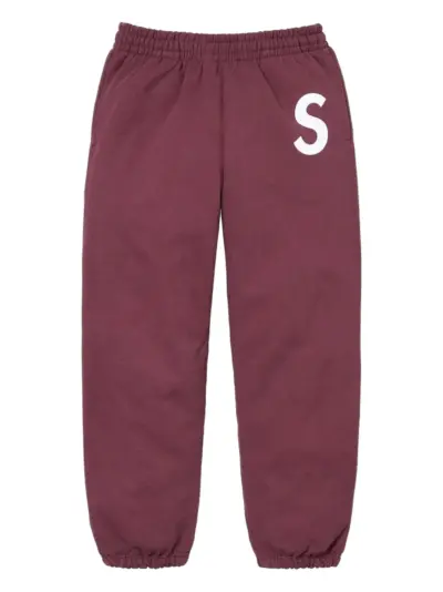 Supreme logo-detail track pants - Red