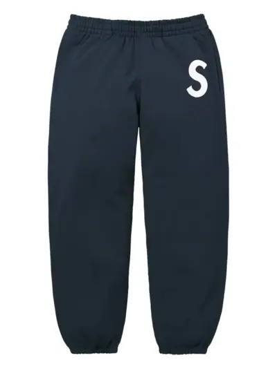 Supreme logo-print track pants - Blue