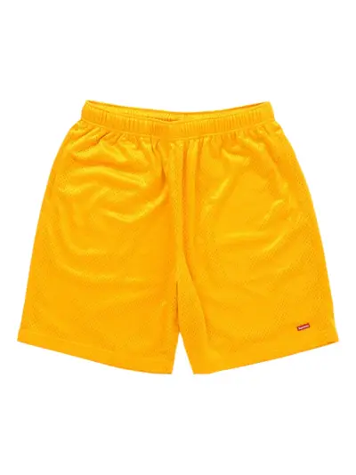 Supreme mesh shorts - Yellow