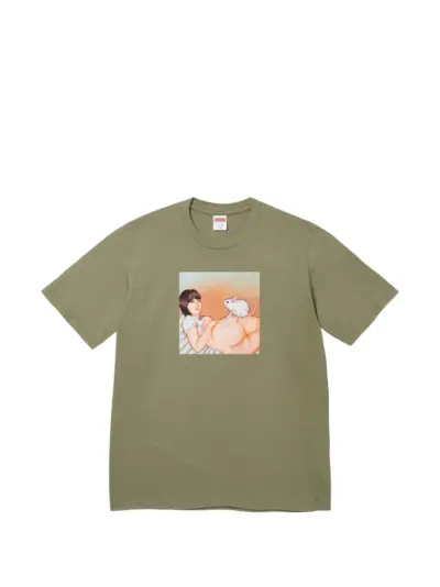 Supreme mouse T-shirt - Green