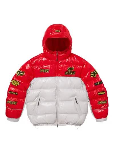 Supreme x Fox Racing® logo-detailed jacket - Red