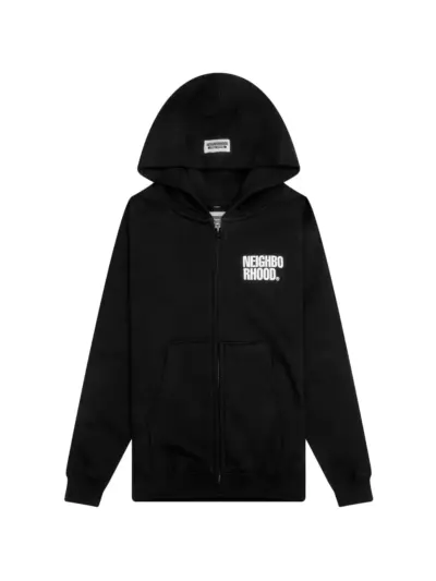 Neighborhood zip hoodie - Black