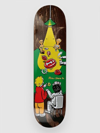 Polar Skate Oski Poker Face (Short) 8.125" Skateboard De veneer