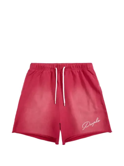 Purple Brand signature shorts - Red