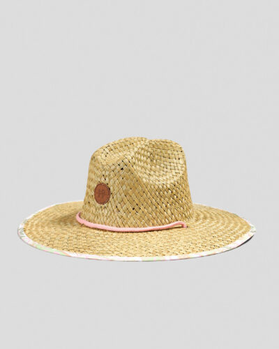Roxy Women's Pina To My Colada Printed Panama Hat Size Small/Medium