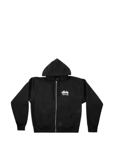 Stüssy New York zip-fastening hoodie - Black