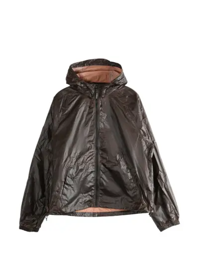 Stüssy crease-effect ripstop jacket - Brown