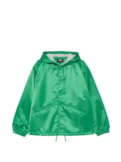 Stüssy hooded drawstring jacket - Green