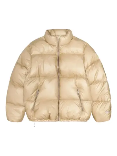 Stüssy zipped puffer jacket - Neutrals