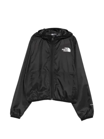 The North Face Kids hooded zip jacket - Black