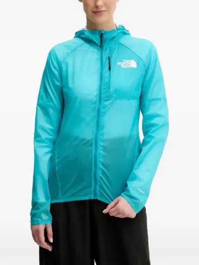 The North Face hooded zip performance jacket - Blue