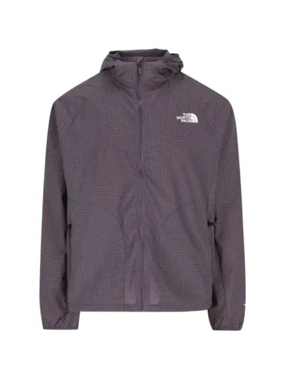The North Face hooded zip windbreaker jacket - Purple